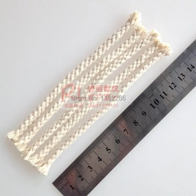 Оптовая продажа 40 шт. фитиль для спиртовой лампы из чистого хлопка 15 см хлопковых