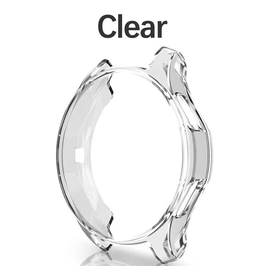 Clear ТПУ полный защитный чехол для часов для samsung Galaxy Watch 46 мм водонепроницаемый спортивный бампер чехол для samsung gear S3 Watch - Цвет: Clear