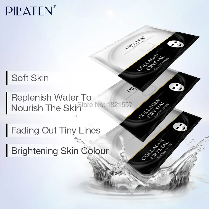 PILATEN Золотая коллагеновая маска для лица отбеливающая и окисляющая кожа