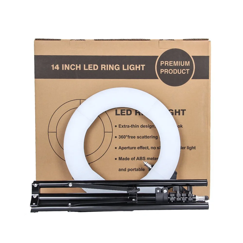 Cadiso Ring Lamp LED Light Lighting for Photo Makeup Photography Dimmable with Tripod Stand | Электроника