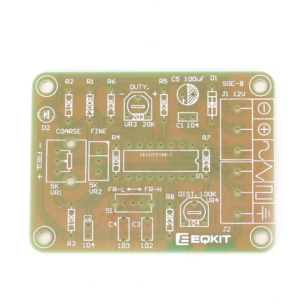 DC12V ICL8038 Monolithic Function Signal Generator Module DIY Kit Sine Square Triangle | Инструменты