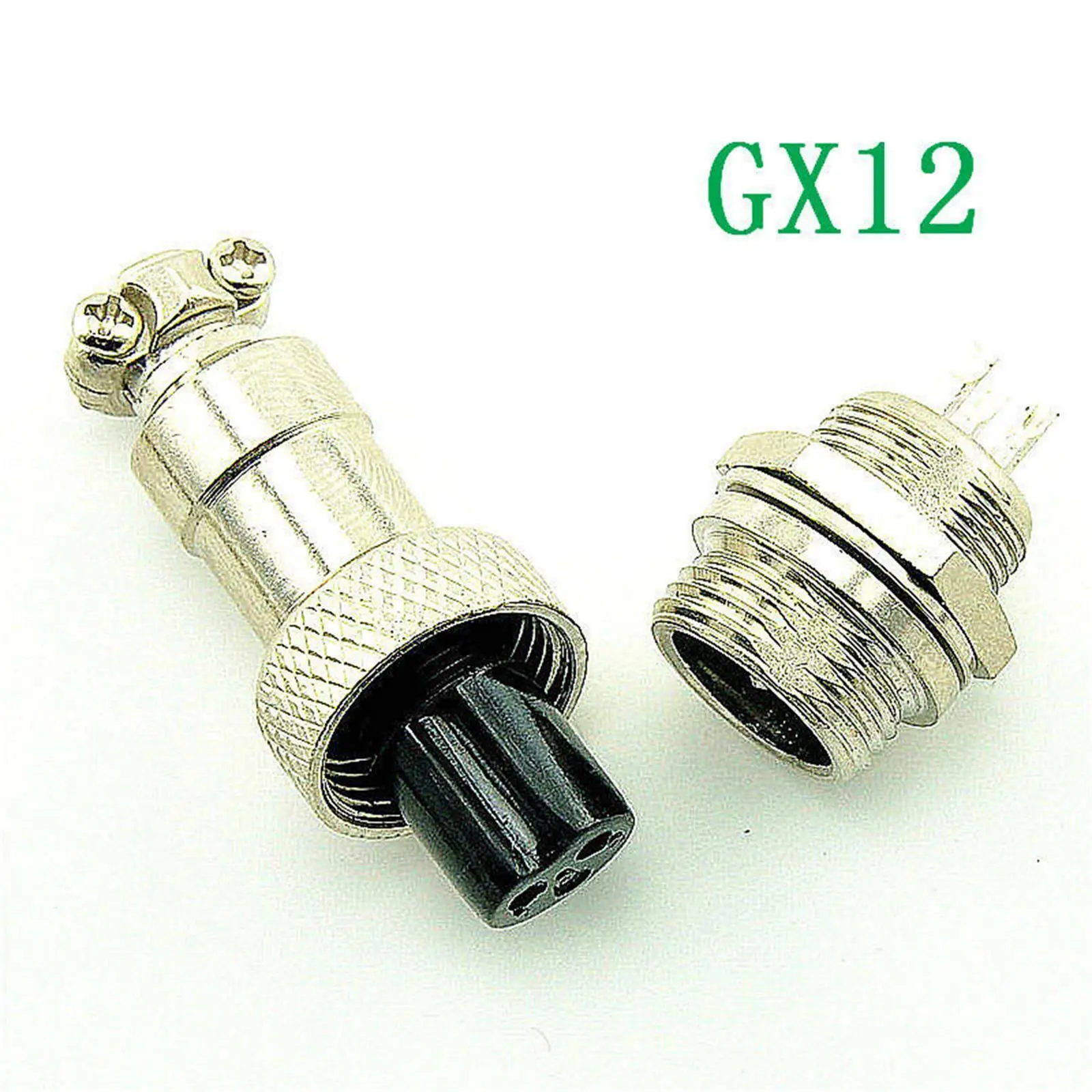 

Авиационная вставка GX12-3 3pin 12 мм Мужской и Женский Панель металлический разъем