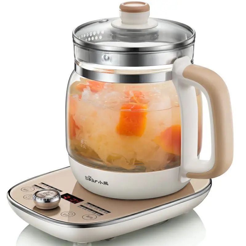 Медведь 220 В здоровья горшок автоматический утолщаются закаленное Стекло