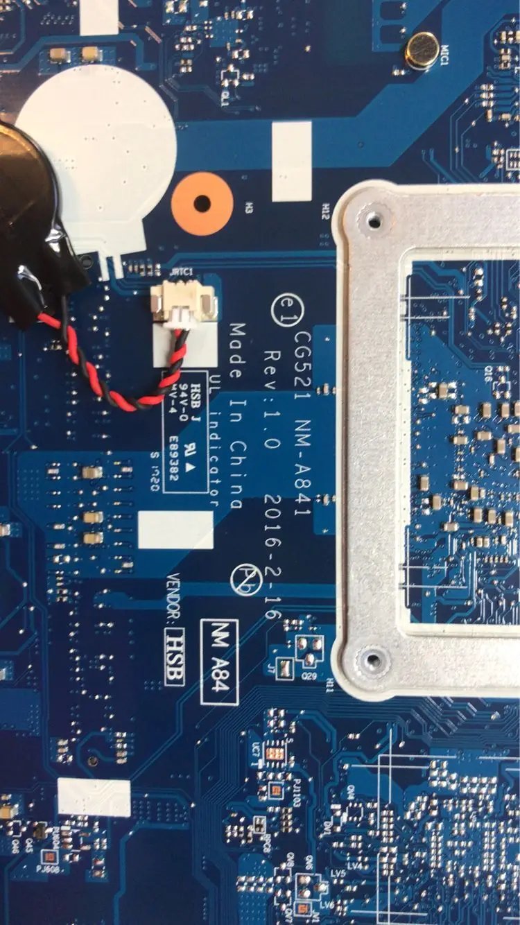 Abdo CG521 NM-A841 материнская плата для lenovo 110-15ACL ноутбук материнская плата Процессор E1-7010 DDR3 тестовая работа