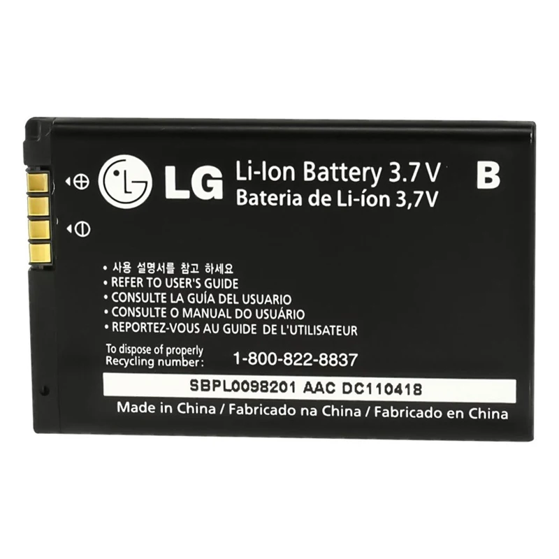 Оригинальный LG GW300 телефон Батарея для T310 T320 TB260 T300 GS290 TB200 LX290 LX370 LGIP