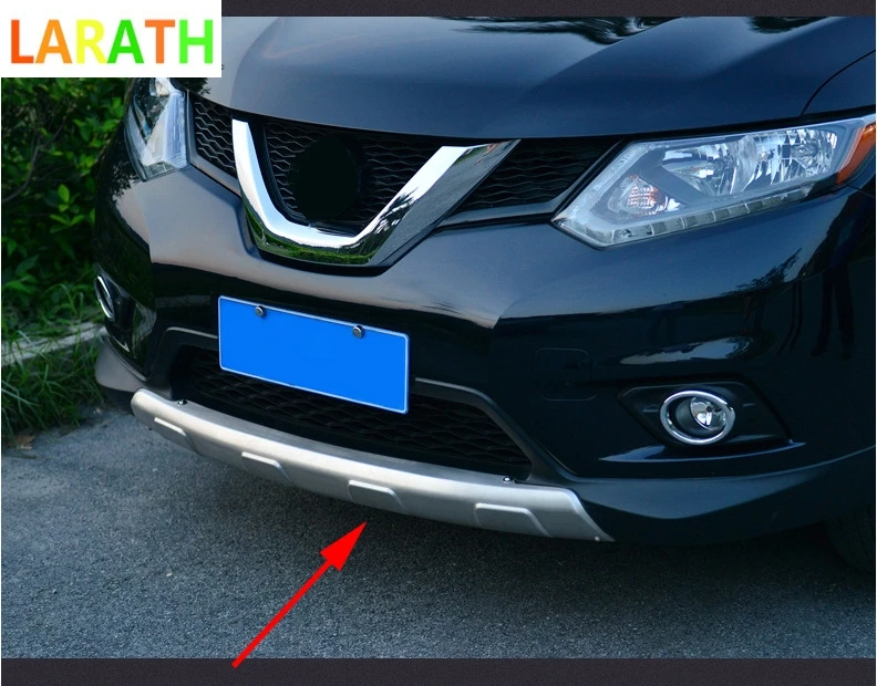 2 шт./компл. для Nissan X Trail T32 2014 2015 2016 Нержавеющая сталь передний и задний бамперы