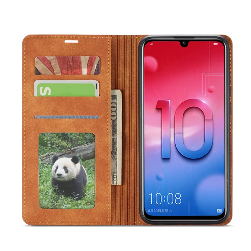 Роскошный кожаный чехол для huawei P Smart Plus сильные магнитные застежки для бумажника отделения для карт huawei 10i 20i 10lite Enjoy9s