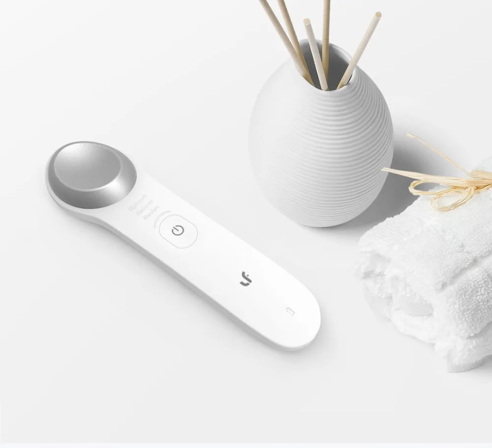 xiaomi mijia глаз горячий и холодный массаж инструмент женский спа компактный инструмент для обслуживания горячий и холодный двойной