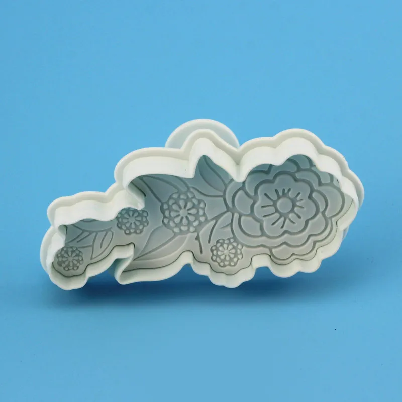 1 шт. Корона сердце виноград цветок кружева Плунжер для сахарной мастики Формочки