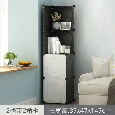 style5 Wardrobe storage rack partition tiered bedroom bed bed student dormitory artifact - Color: style5
