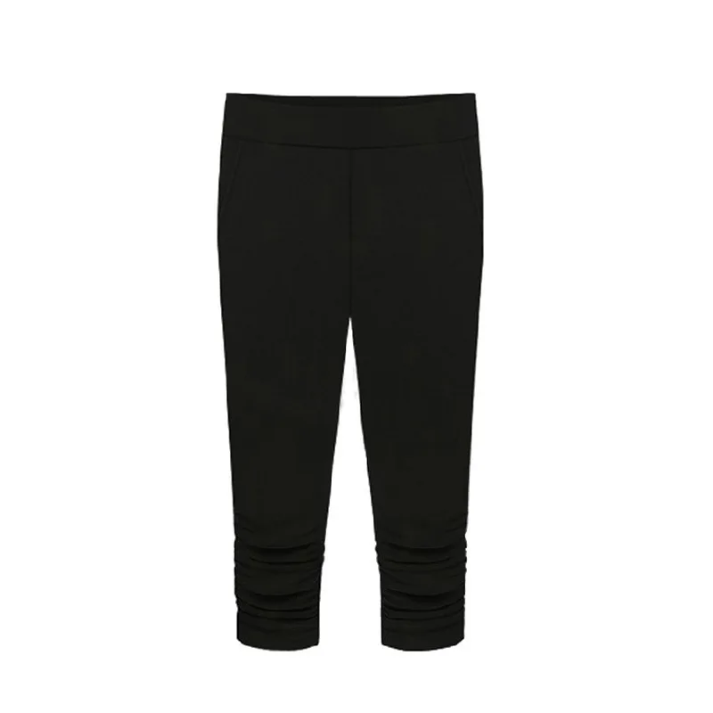 Plus Size Women Pants &amp Capris Pleated Slim Fit Stretchy Black 2015 Fashion Summer L - 6XL | Женская одежда