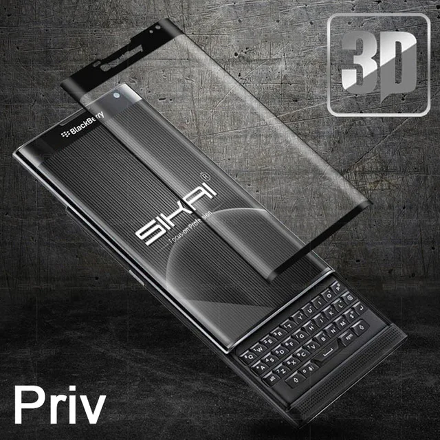 Защитное стекло закаленное с полным покрытием для Blackberry Priv|Защитные стёкла и