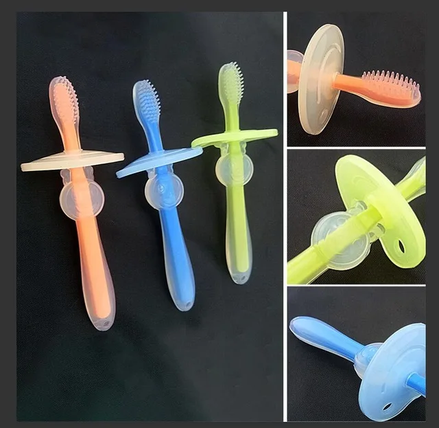 

1PC Kids Soft Silicone Training Toothbrush Baby Children Dental Oral Care Tooth Brush Tool Baby kid tooth brush baby items
