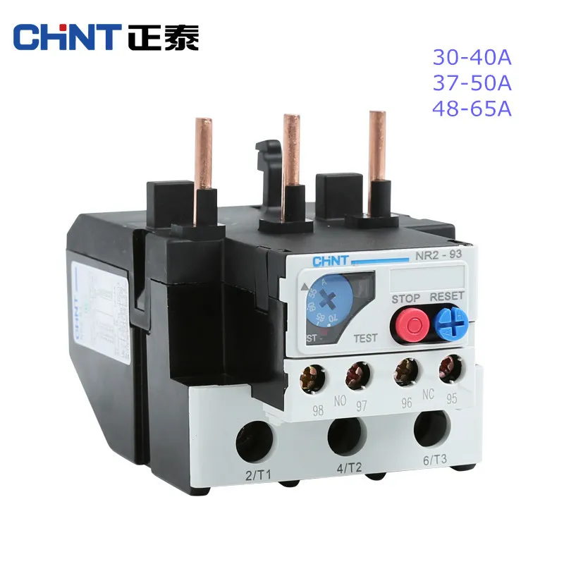 Реле термической перегрузки CHINT защита двигателя тока NR2-93/Z 55-70A 63-80A 80-93A |