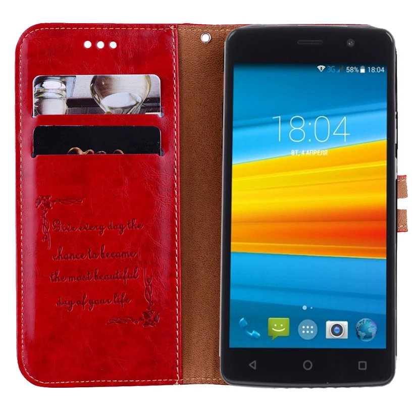 Newest Wallet Case For DEXP Ixion ES750 Connect Back Cover 5.0&quot 100% Special PU Leather Flip Phone Bag B01 | Мобильные телефоны