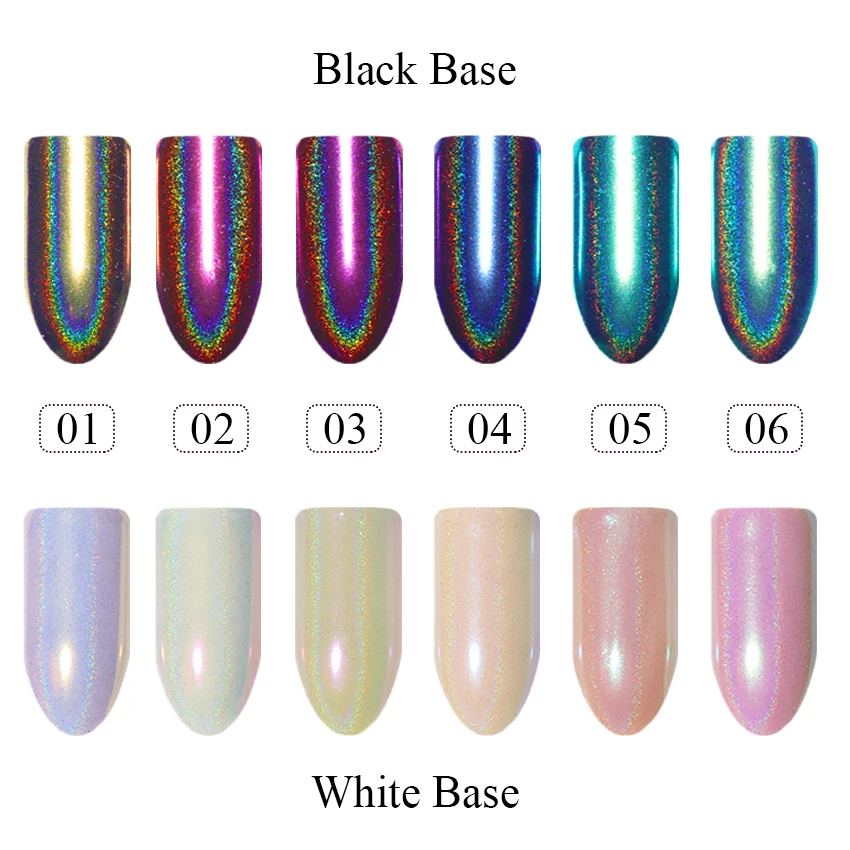 0 5 г голографический Порошок Хамелеон для ногтей Блестящий лазер зеркальный