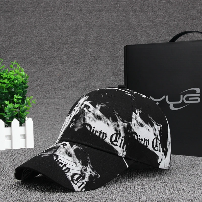 Новинка весна лето 2019 хлопковая бейсболка с дымчатым рисунком для мужчин и
