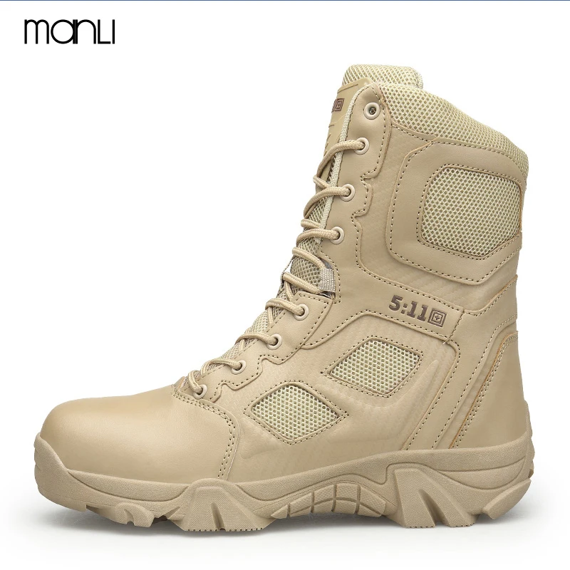Мужские треккинговые кроссовки MANLI водонепроницаемые уличные средней высоты