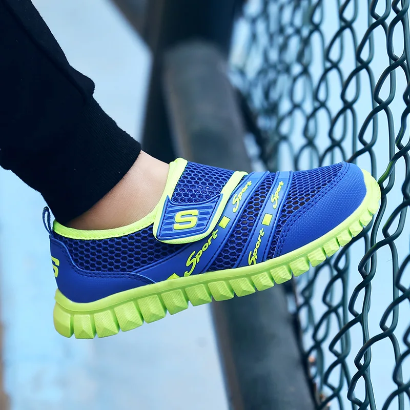 2018 новый стиль детская прогулочная обувь летние дышащие сетчатые детские