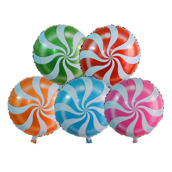 18 дюймов гелиевые воздушные шары ветряные мельницы леденцы из алюминиевой