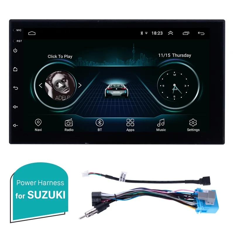 for Suzuki cable Seicane ОЗУ 2 ГБ+ ПЗУ 32 Гб Универсальный 2din Android 8,1 Автомагнитола плеер для Honda Toyota Nissan Kia RAV4 Suzuki VW hyundai - Цвет: for Suzuki cable