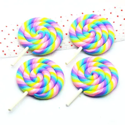 COLOR 2-2PCS Новое поступление 48 мм X 73 мм запеченные полимерные глиняные конфеты миниатюры | DIY ремесла материалы для украшения | глиняные конфеты - Цвет: COLOR 2-2PCS
