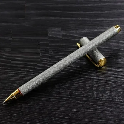 Деловая металлическая deli 0 5 мм гелевая ручка Полированная Металлическая старая