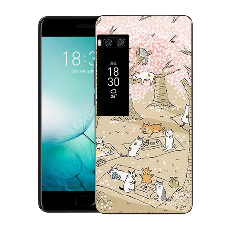 9403 13 Для Meizu Pro 7 чехол с модным принтом Мягкий Силиконовый ТПУ прозрачный чехол на заднюю панель ультра тонкий Fundas для Meizu Pro 7 PRO7 чехол для телефона s - Цвет: 9403 13