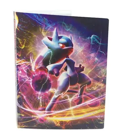 Mewtwo 7 стиль настольная игра альбом для карт 112 игральные карты держатель подходит для 6388 мм Покемон карточная игра - Цвет: Mewtwo