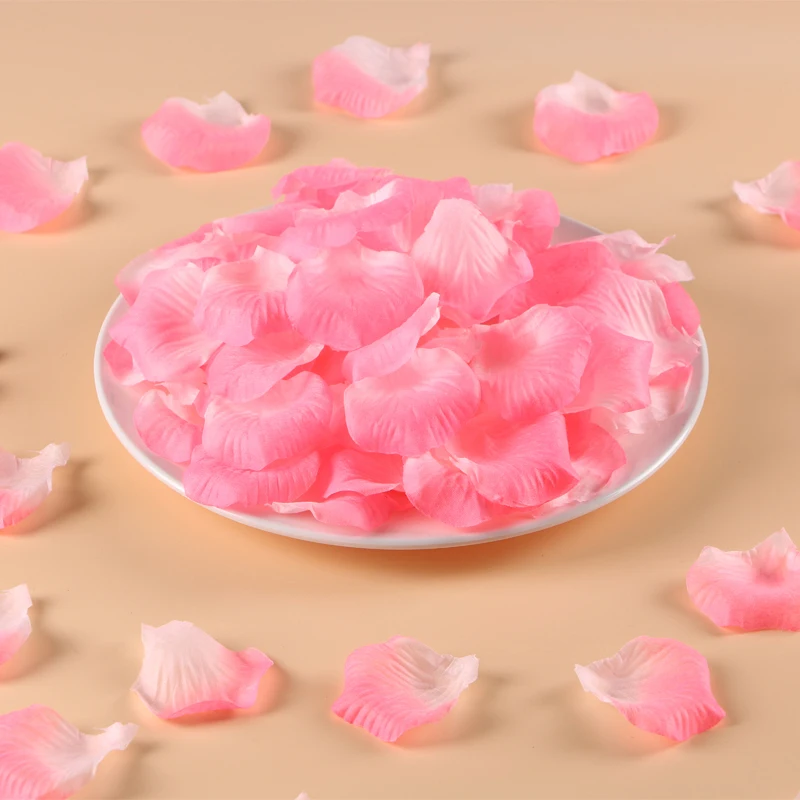 100 шт./лот шелковые искусственные декоративные цветы роза лепестки свадебные