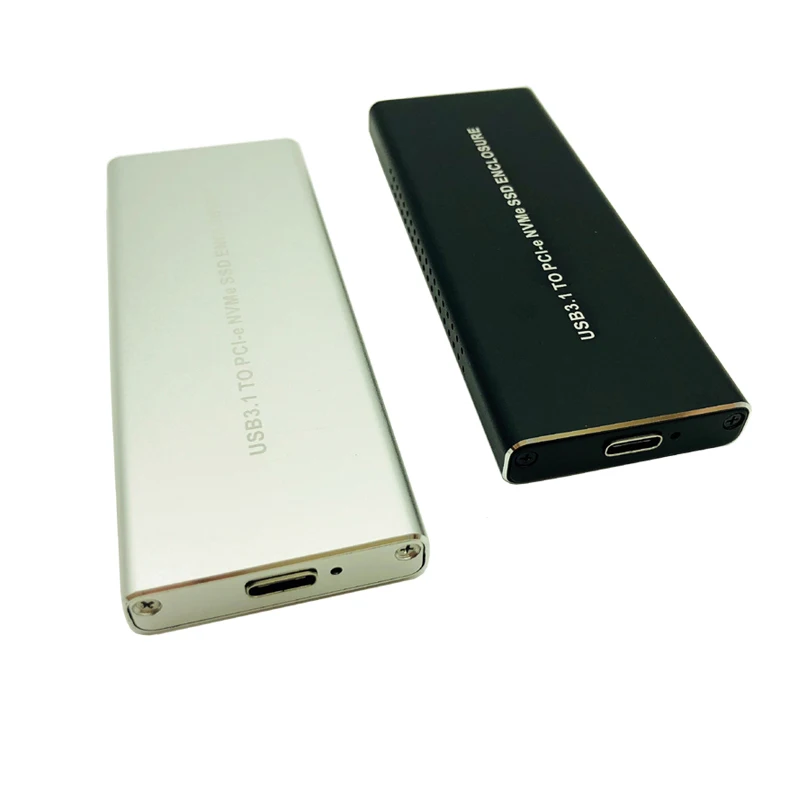 PCIE M.2 NVME SSD Enclosure M Key Type C USB3.1 2240/2280 Case Full Aluminum 10Gbps External Box for Solid Disk Drive | Компьютеры и