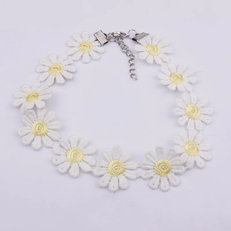 Creative Women Delicate Daisy Flower Choker Chain Charm Necklace Bohemia Jewelry | Украшения и аксессуары