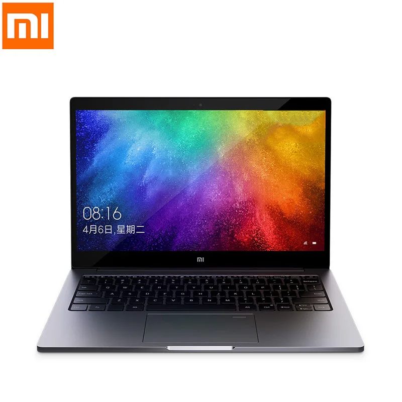 Gray Xiaomi Mi Air Laptop 13.3 inch Windows 10 Intel Core i5-8250U / i7-8550U NVIDIA GeForce MX250 8GB RAM 256GB SSD Fingerprint - Цвет: Gray