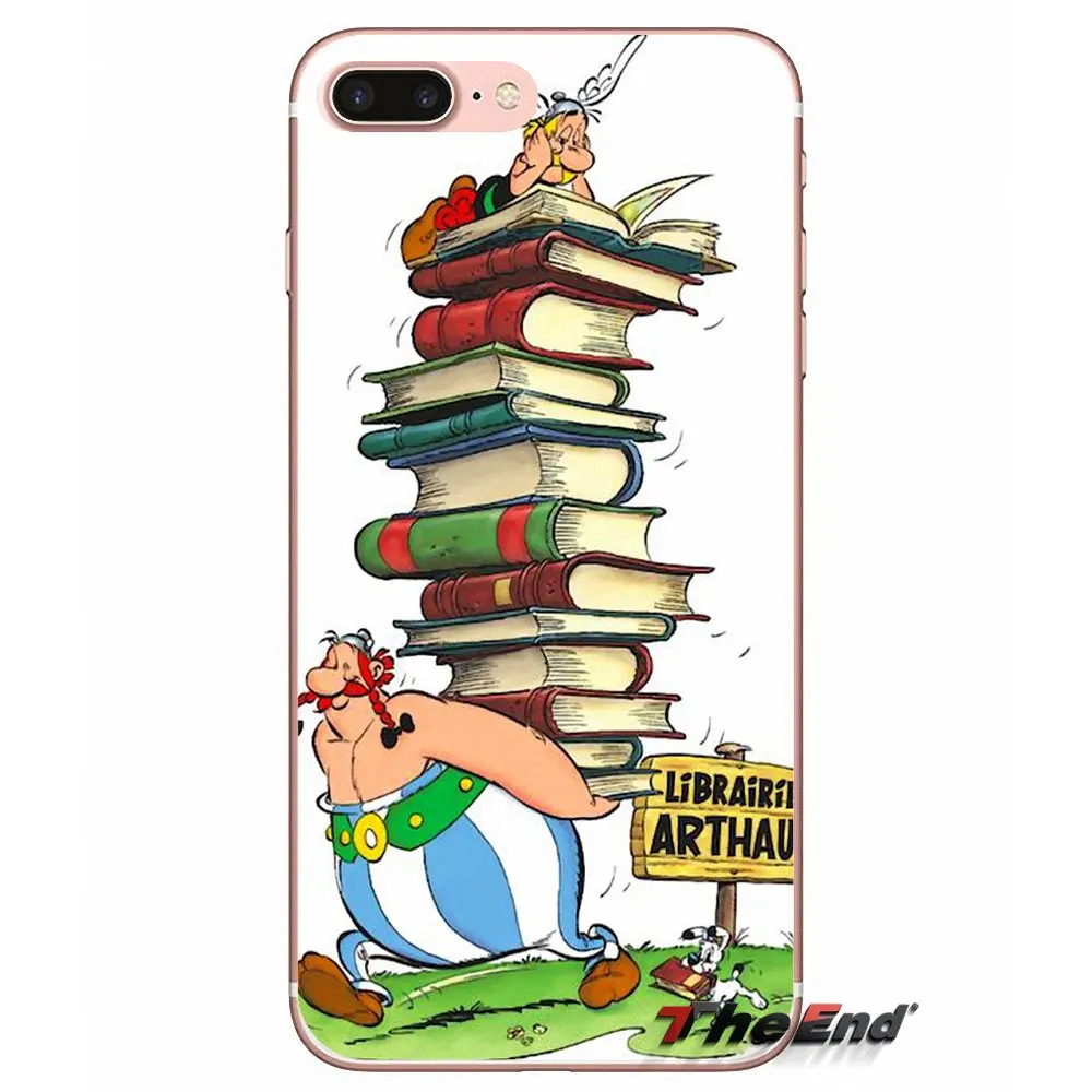 For iPhone X 4 4S 5 5S 5C SE 6 6S 7 8 Plus Samsung Galaxy J1 J3 J5 J7 A3 A5 2016 2017 Asterix popular Franco Belgian comics Case | Мобильные