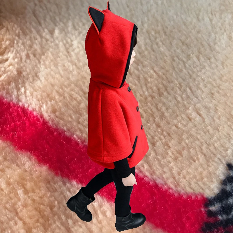 Женский ребенка 2018 на плотной подкладке для девочек Сезон осень-зима Одежда