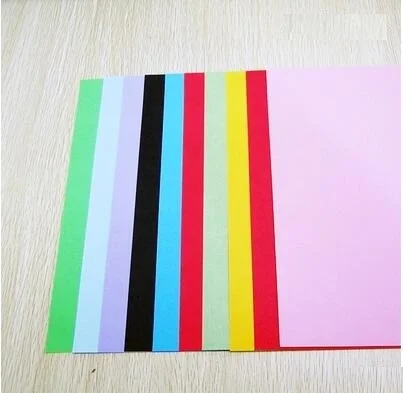 Бесплатная доставка 10 шт./пакет цветная 160 gsm бумага ручной работы для открывания