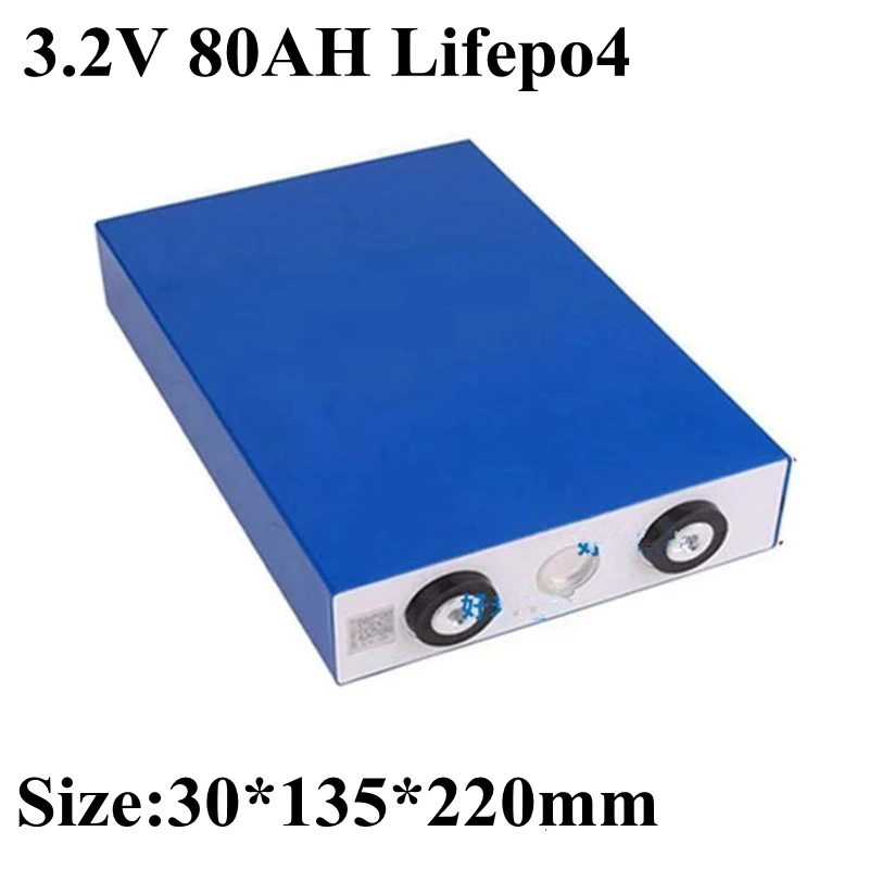 3 2 v 80Ah Lifepo4 батарея V литиевые элементы для Diy 24v 12v инвалидная коляска солнечной