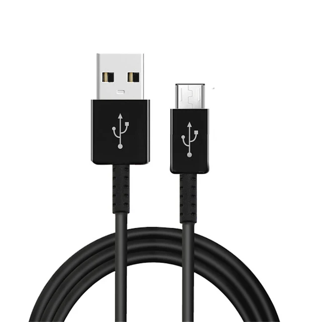 Black Samsung Micro USB кабель для Galaxy S6 S7 Edge Note 4 5 смартфон Быстрый зарядное устройство Android 1,2 м/1,5 м 2A кабель передачи данных - Цвет: Black