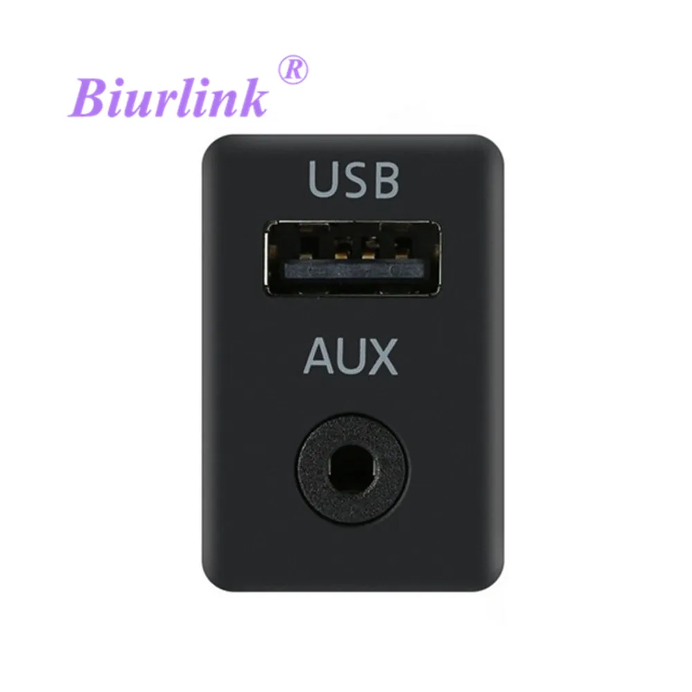 Автомобильный AUX USB-переключатель Biurlink аудиоразъем USB/AUX для VW CC Passat B6 B7 |