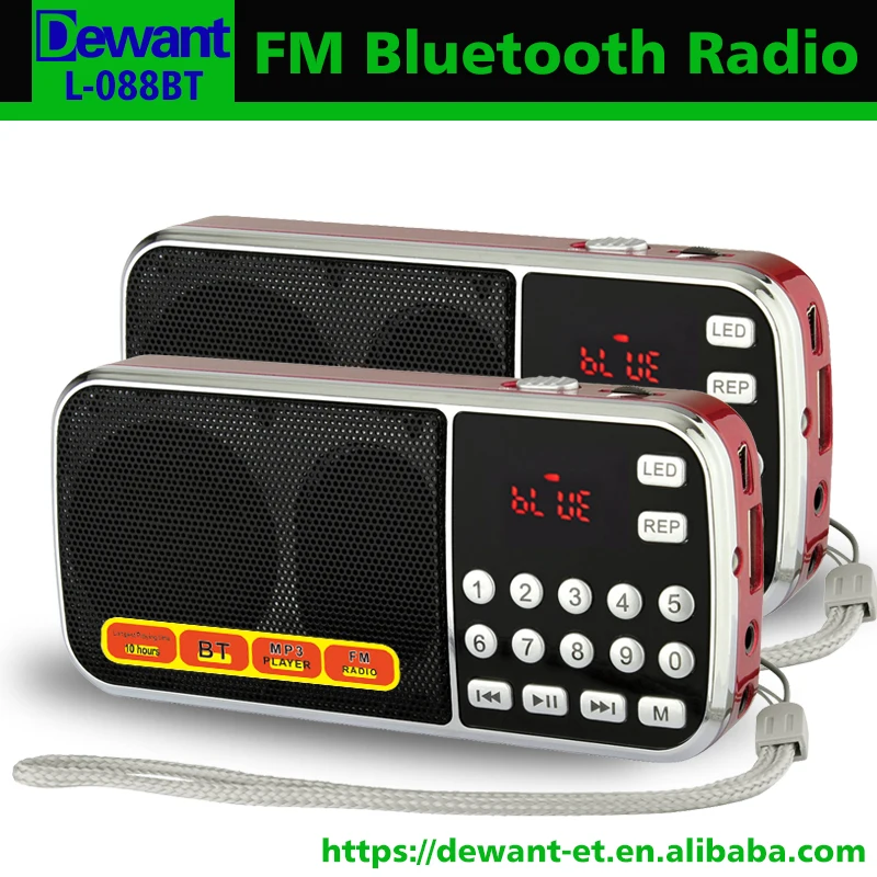 10 шт. L 088BT новая модель перезаряжаемый портативный мини динамик bluetooth синий зуб