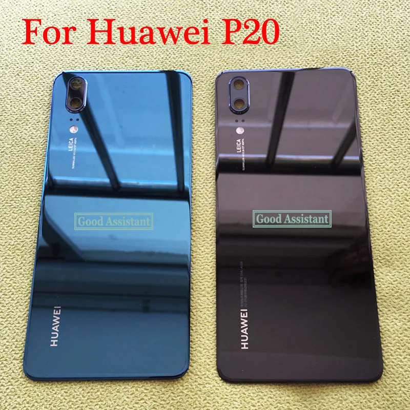 Оригинал для Huawei P20 задняя крышка батарейного отсека Дверь Корпус заднее стекло