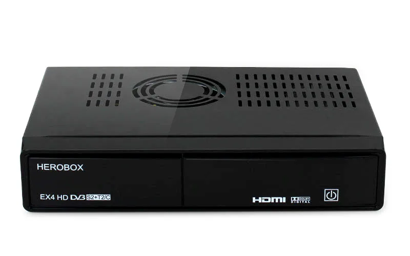 Очень хороший HEROBOX EX4 HD Wifi цифровой спутниковый ТВ приемник Поддержка Smartcard Reader с DVB-S2/S, DVB-C и DVB-T2/T