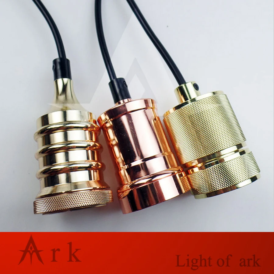 Простые подвесные лампы винтажные Ретро светодиодные светильники E27/E26 держатель