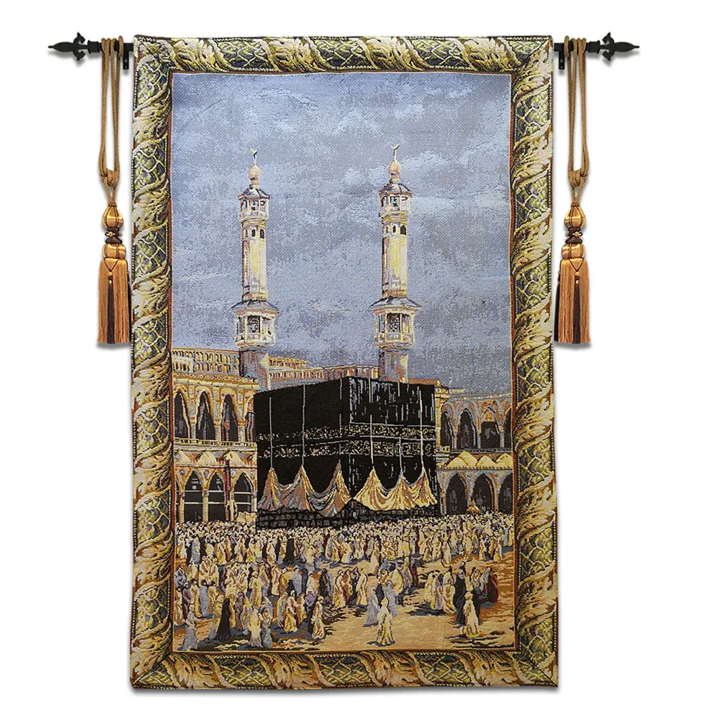 Ковер Mekka Mecca Makka Islam настенный гобелен марокканский Декор для дома|wall carpet|tapestry