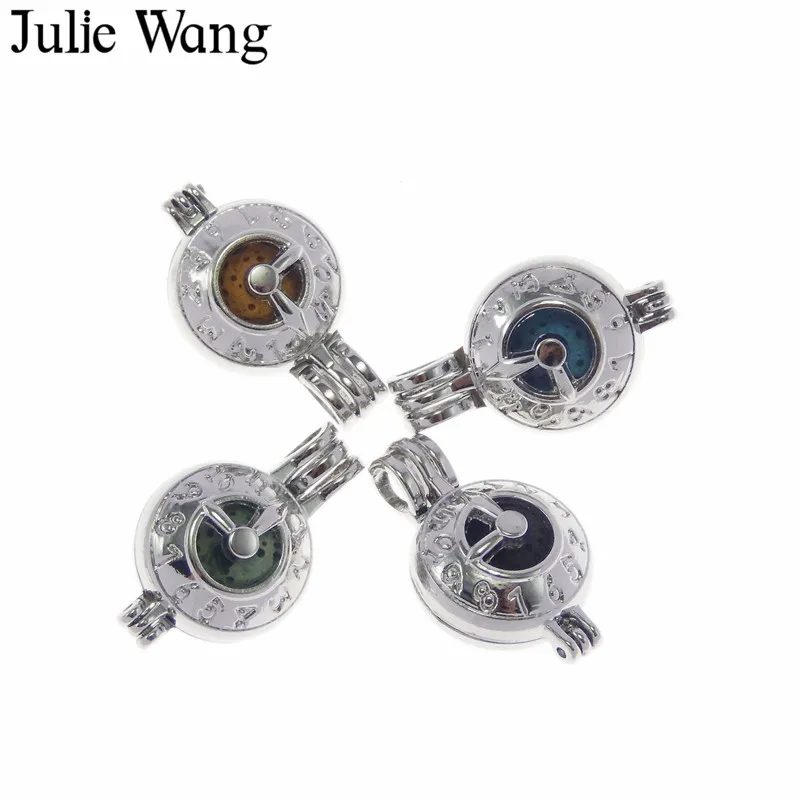 Маленькие часы julissa Wang 1 шт. сплав белый К эфирное масло диффузор медальон