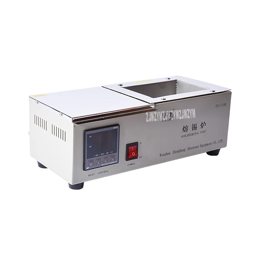 

1PC Solder Pot ZB1510B/D Digital Display 600W 150* 100* 70mm Soak Soldering Machine Soldering Tin Stove