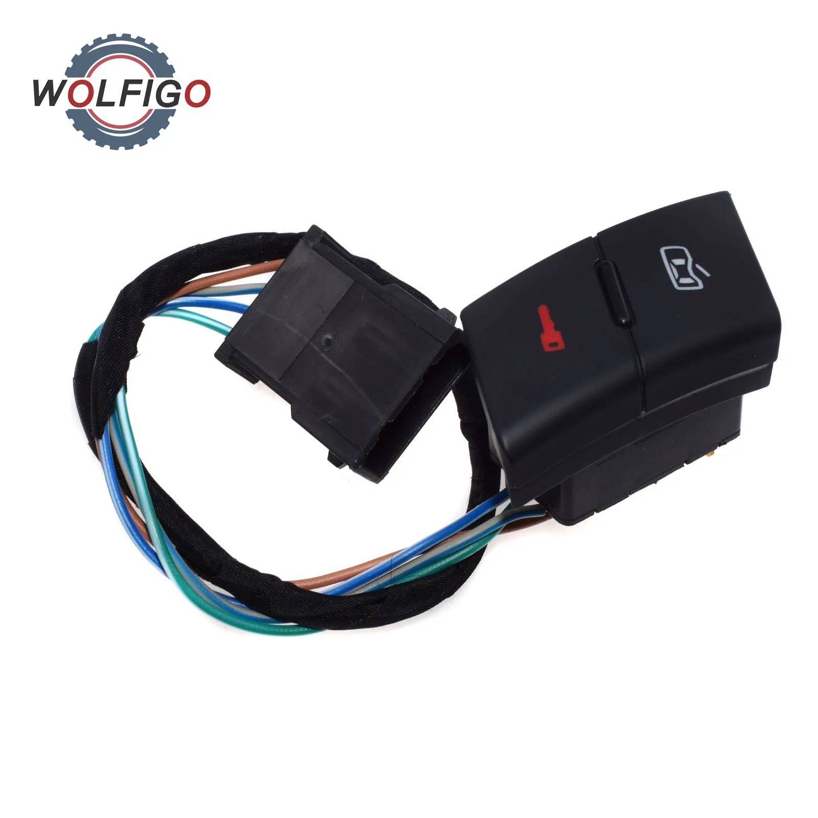 WOLFIGO переключатель блокировки передней и правой двери с проводом для Audi A6 S6 Allroad RS6