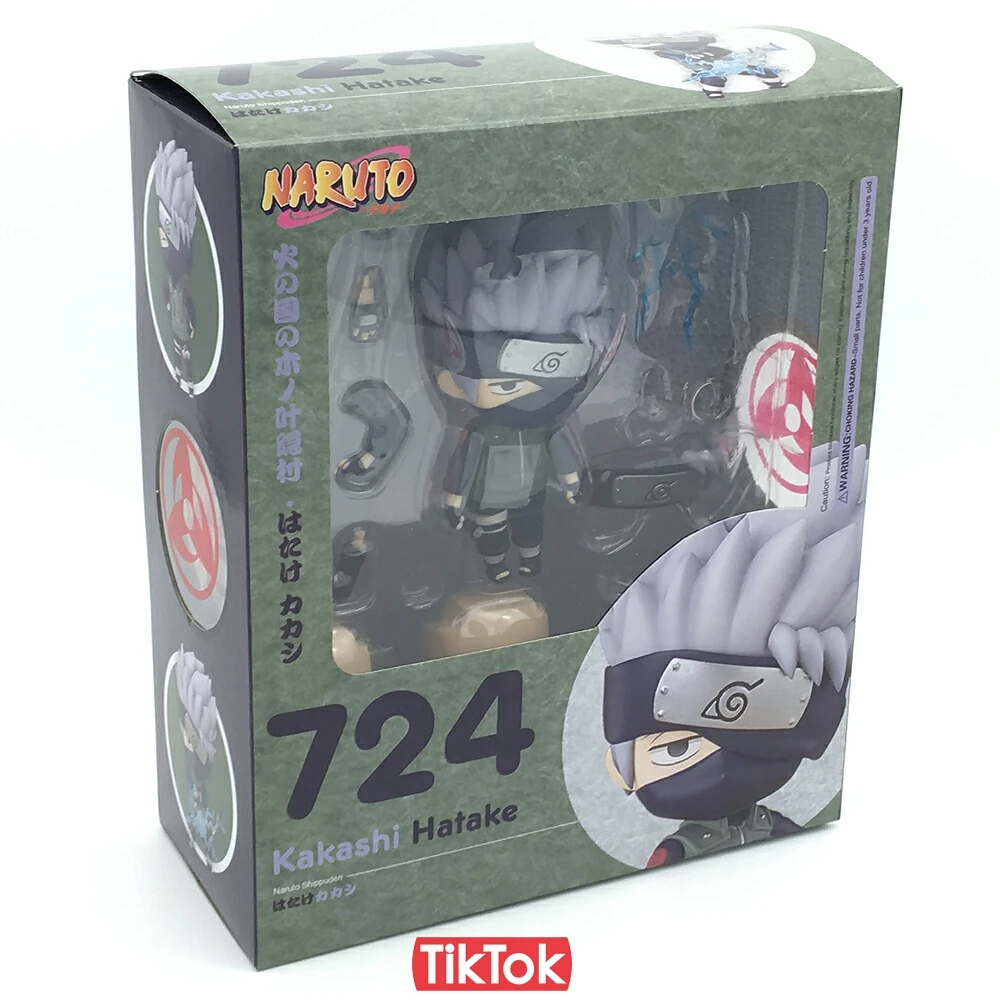 Nendoroid Наруто Shippuden Какаши Хатаке 724 мультяшная игрушка фигурка Модель Кукла подарок