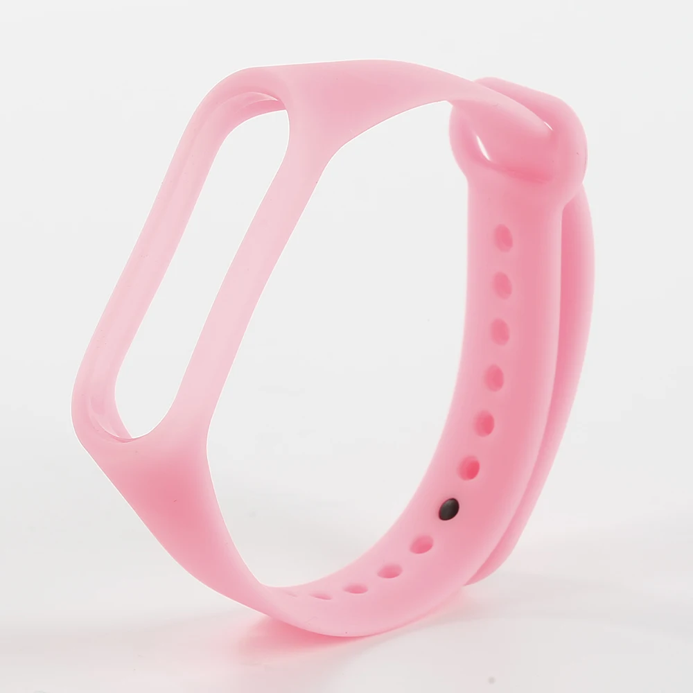 F Pink Для mi Band 3 4 Lu mi nous наручный ремешок для Xiaomi mi Band 3 спортивный силиконовый цветной браслет для Xiaomi mi Band 4 Смарт-часы браслет - Color: F Pink