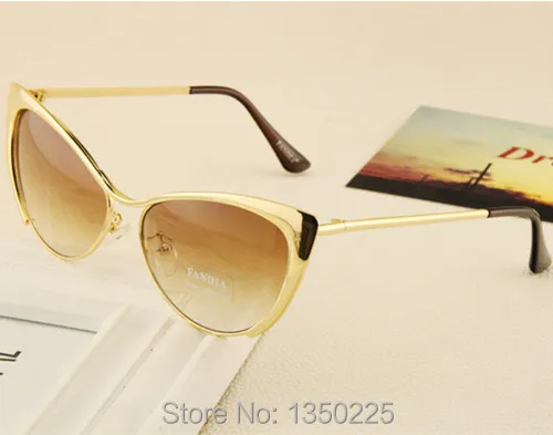 Новые металлические супер милые дизайнерские модные солнцезащитные очки для